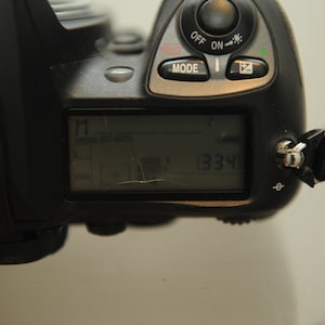 Nikon D200 DSLR Camera body only with woven Nikon D200 branded strap image 6