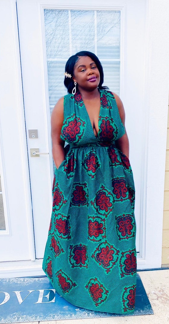 Multi-Way Infinity Ankara Dress