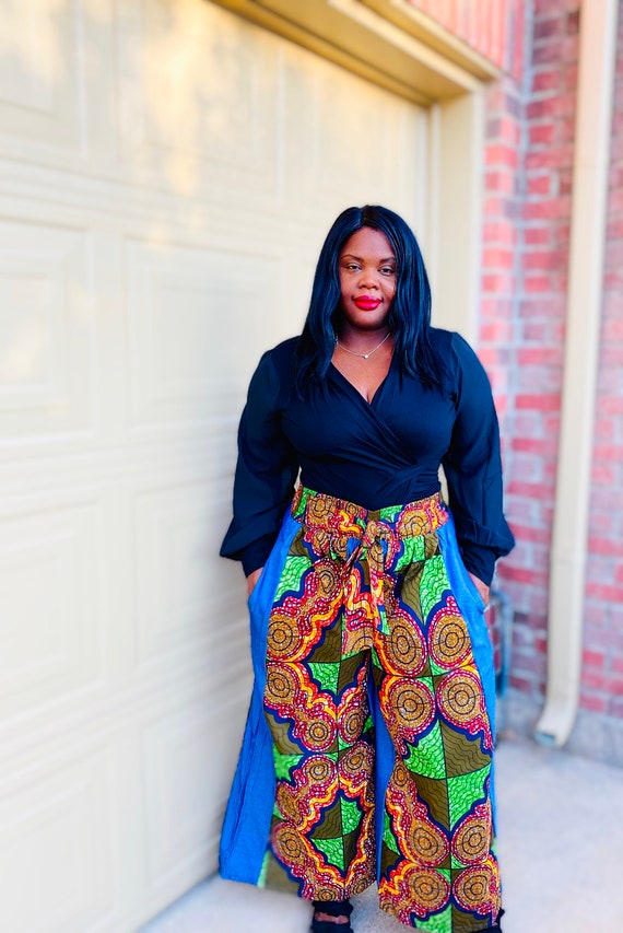 Palazzo African Print Pants