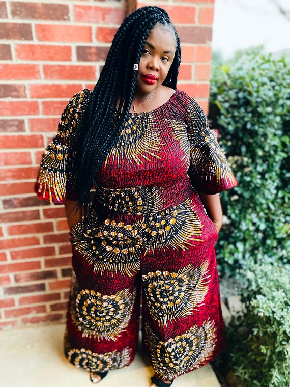 African Print Jumpsuit