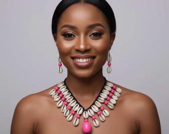Cowire Shell Jewelry Set