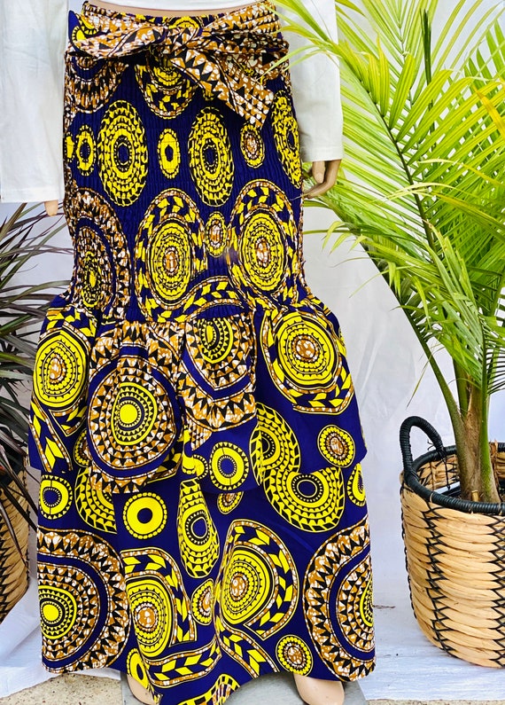 Mermaid Ankara Layered Skirt