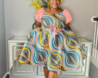 Sukienka Ankara Maxi