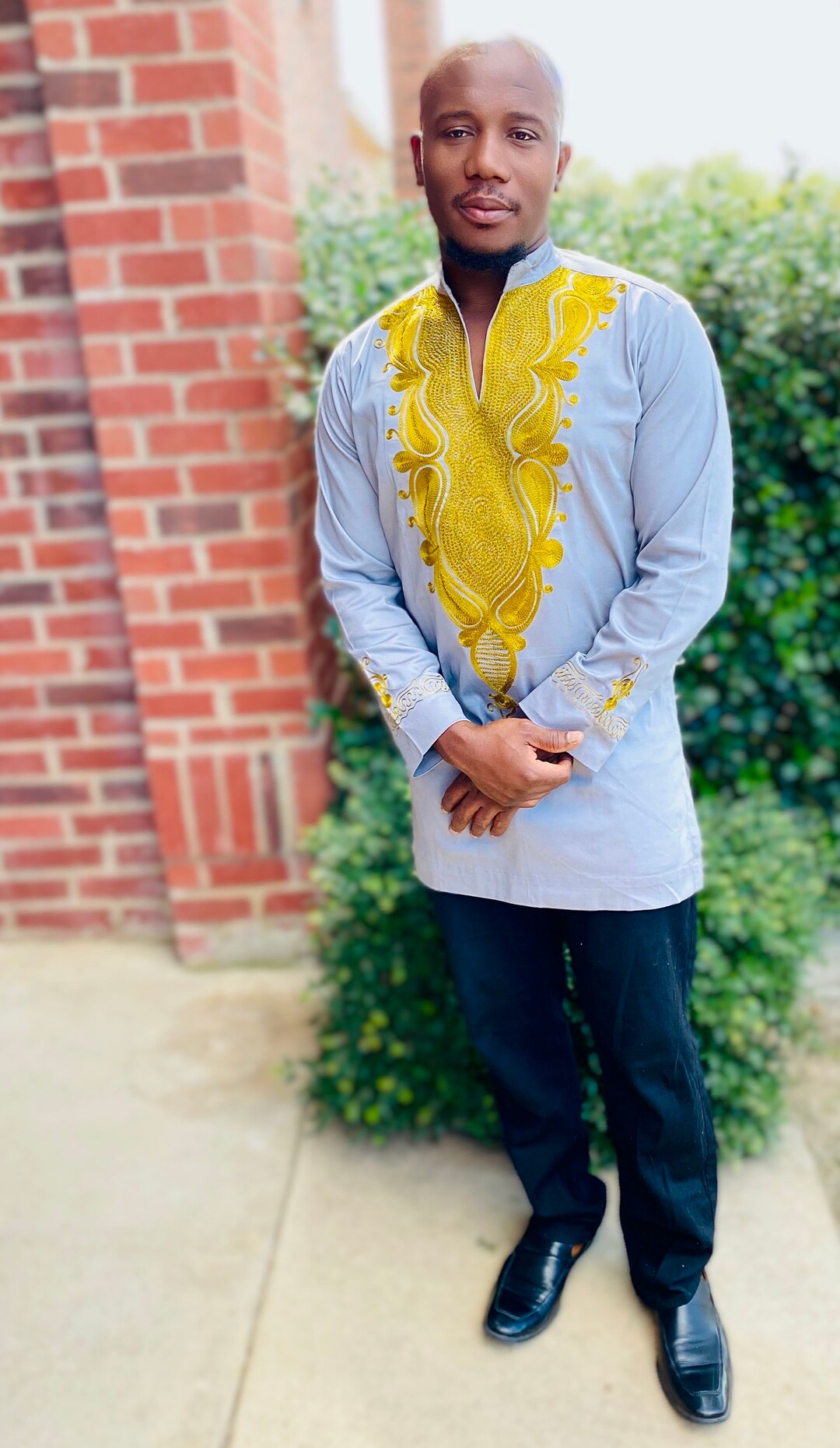 Embroidery Mens Dress Shirt Etsy