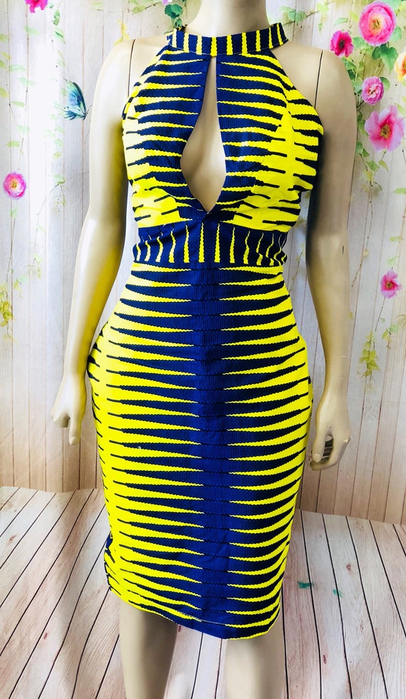 Sassy and Chic Pencil Ankara Print Dress