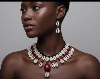 Cowire Shell Jewelry Set