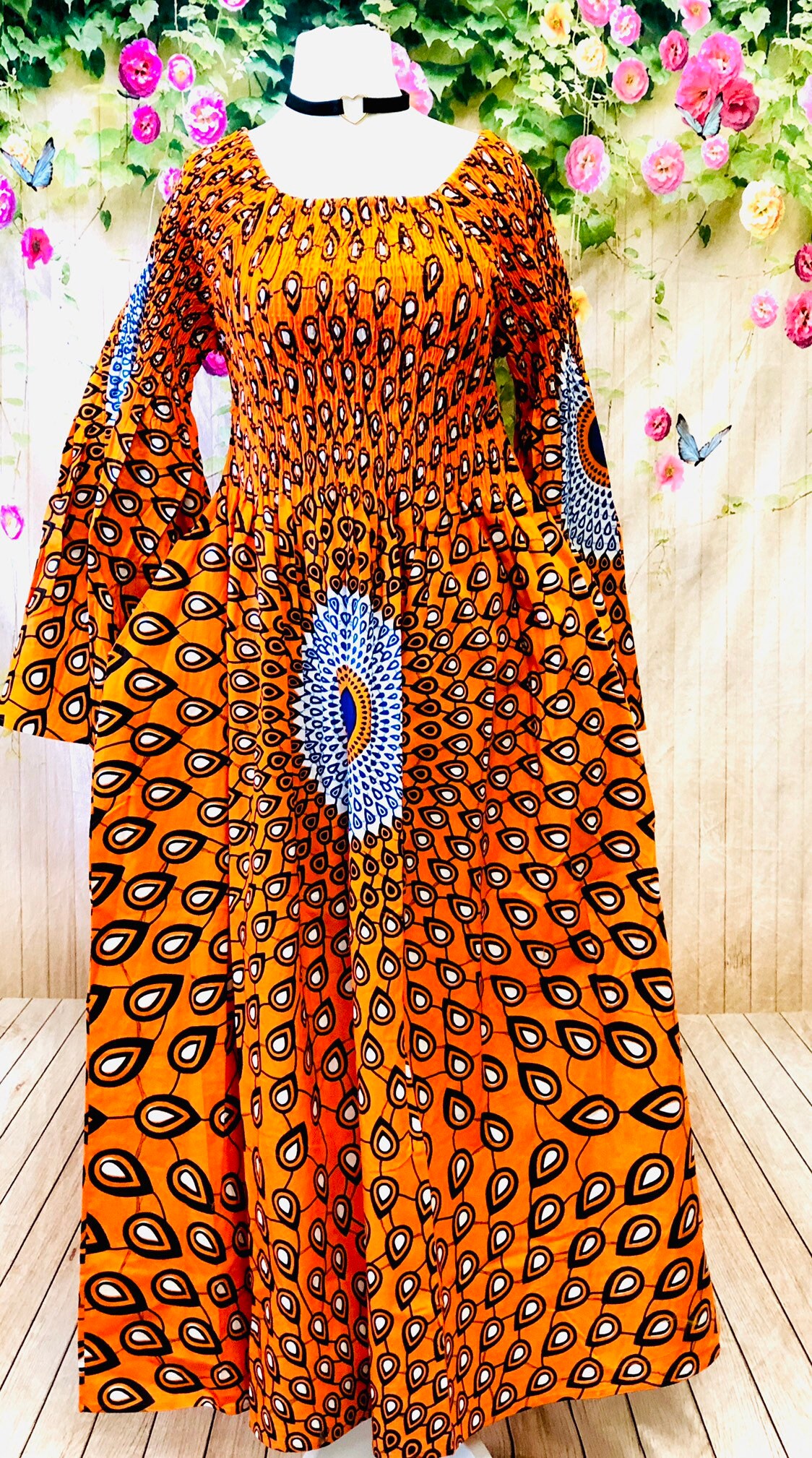 fit and flare ankara dresses