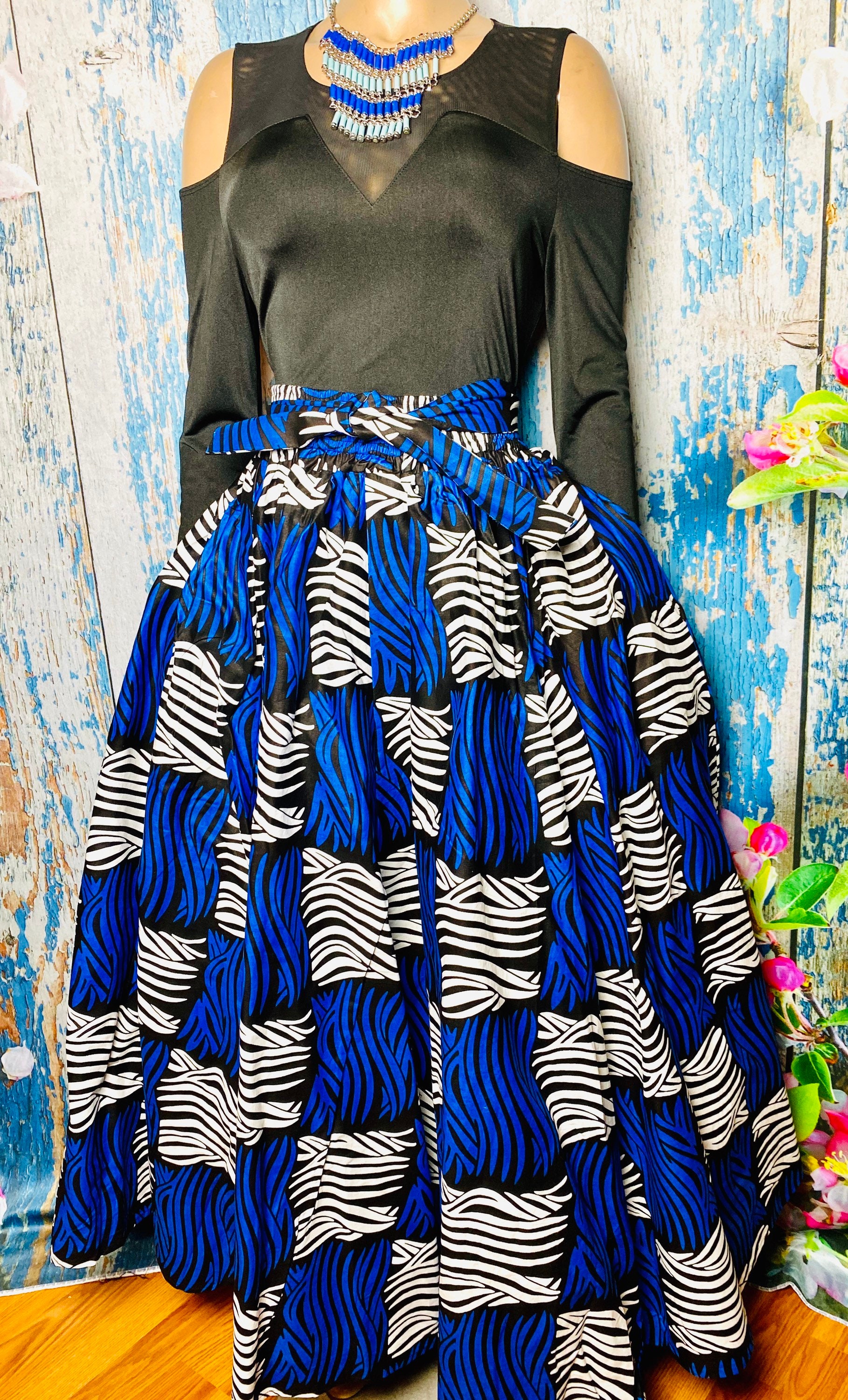 ankara maxi skirts designs