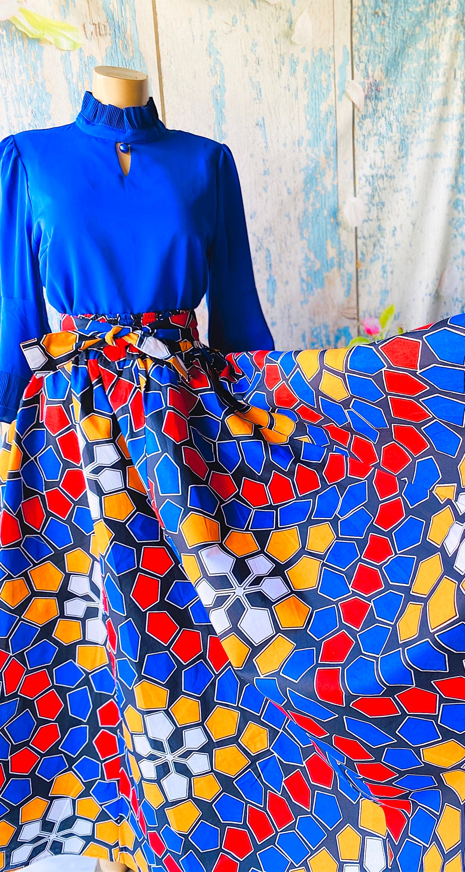 ankara maxi skirts designs