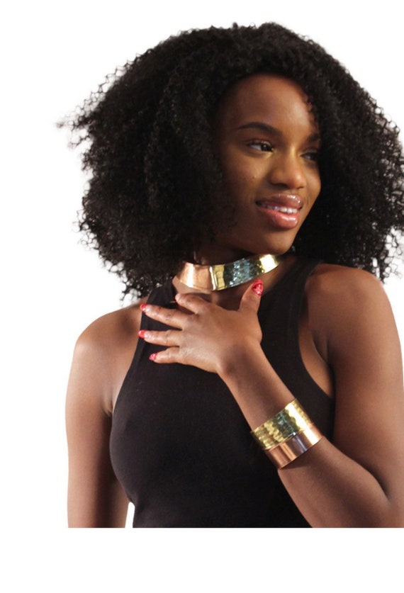 Brilliant Copper Choker Set