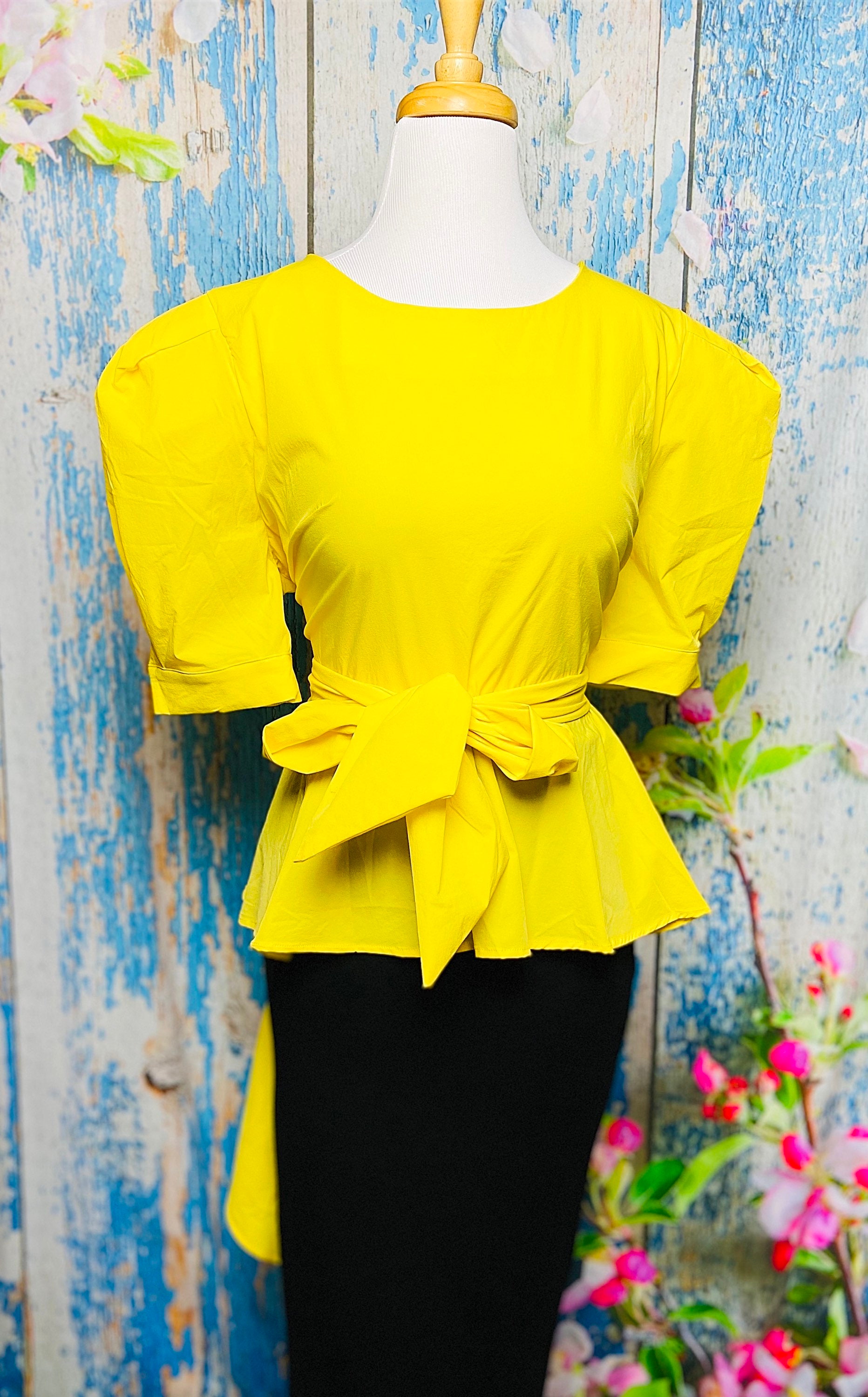 high low peplum top