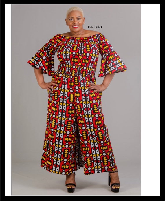 African Print Jumpsuit