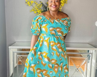 Sukienka Ankara Maxi