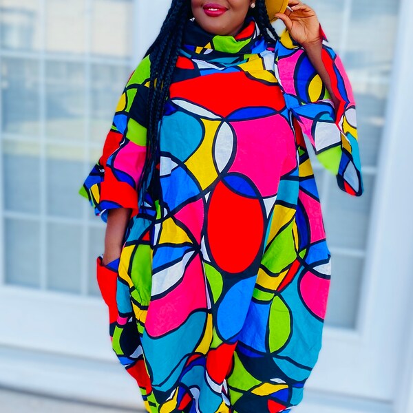 Jazz African Print Jumpsuit main image 0