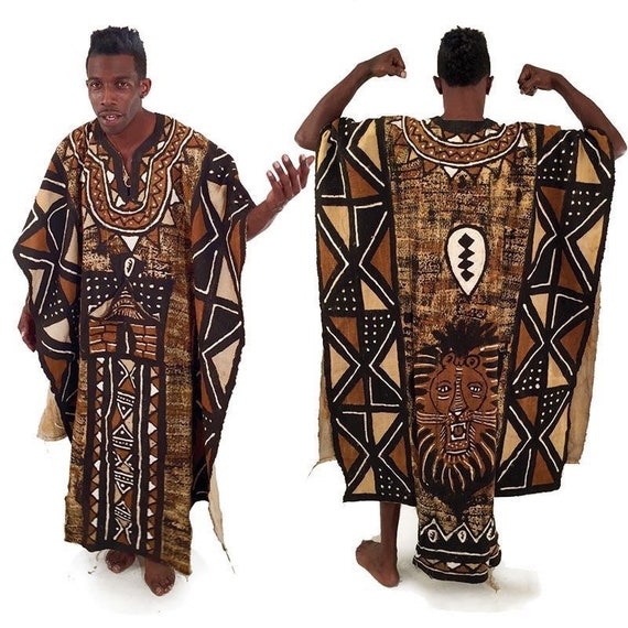 Grand Bubu Mud Cloth Robe