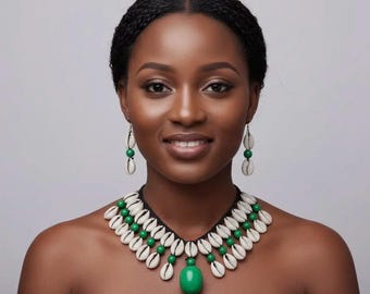 Cowire Shell Jewelry Set