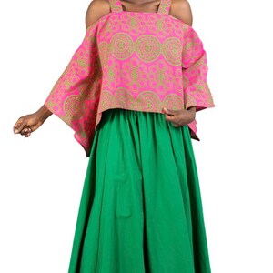 Solid Color Maxi Skirt with Pockets image 2