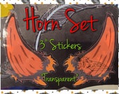 Horn Sticker set V2 *Transparent* By NA Creations