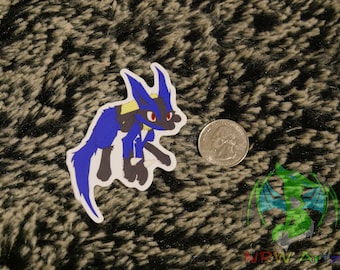 Sticker Lucario *glans* van NRW Artz