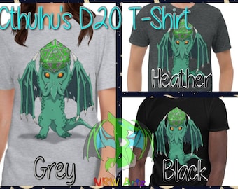 Cthulhu&#39;s D20 T-Shirt by NRW Artz
