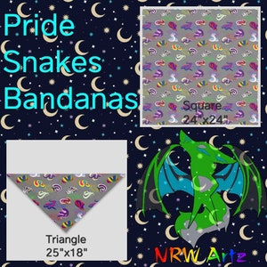 Pride Snakes Bandanas