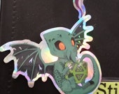Cutethulhu Sticker *Transparent or Holo* By NRW Artz