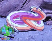 Pride Snake - Les Mamba Pin by NRW Artz