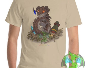 Adolescent Deathclaw T-Shirt by NRW Artz