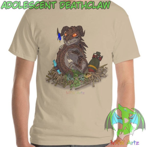 Adolescent Deathclaw T-Shirt by NRW Artz