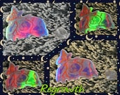 Regrowth - Feline Skull Sketch Sticker *Holo* By NRW Artz