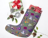 Pride Snakes Fleece Holiday Stockings