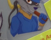 Sly Cooper Sticker *Transparent* By NRW Artz