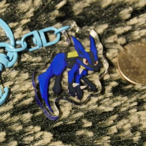 Lucario Keychain By NRW Artz