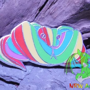Pride Snake - Rainboa Pin by NRW Artz