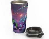 Galaxy Raptor Stainless Steel Travel Mug