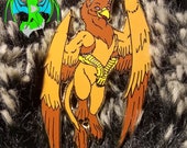 Gryphon Pin by NRW Artz