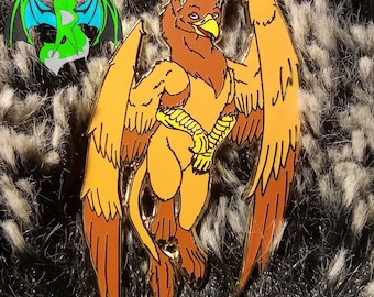 Gryphon Pin by NRW Artz