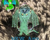 Cthulhu's D20 Pin by NRW Artz