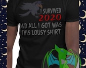 Plague Doctor Raven - Survived 2020 T-Shirt by NRW Artz