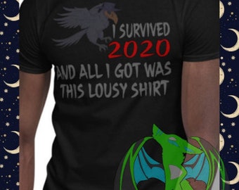 Plague Doctor Raven - Survived 2020 T-Shirt by NRW Artz