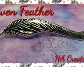 Raven Feather Pins by NA Creations