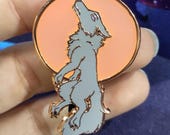 Howling Wolf Pin by NRW Artz