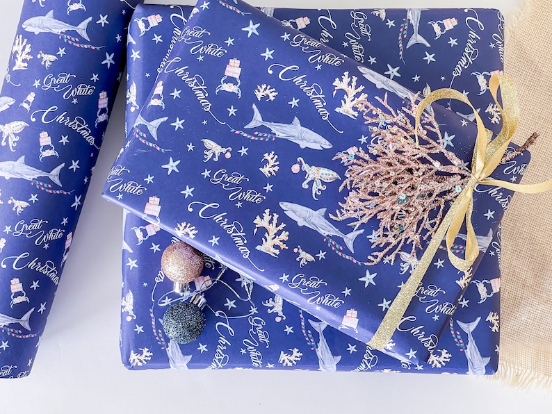 Australian Christmas Wrapping Paper: Aussie Animals, Natives - Pack of ...