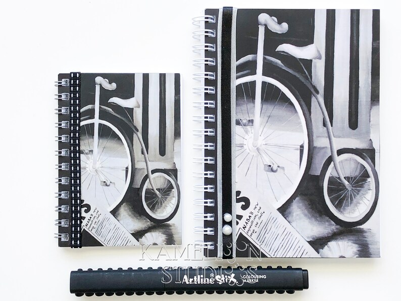 Handmade Spiral Bound Journal Notebook Sketchbook Daily Etsy