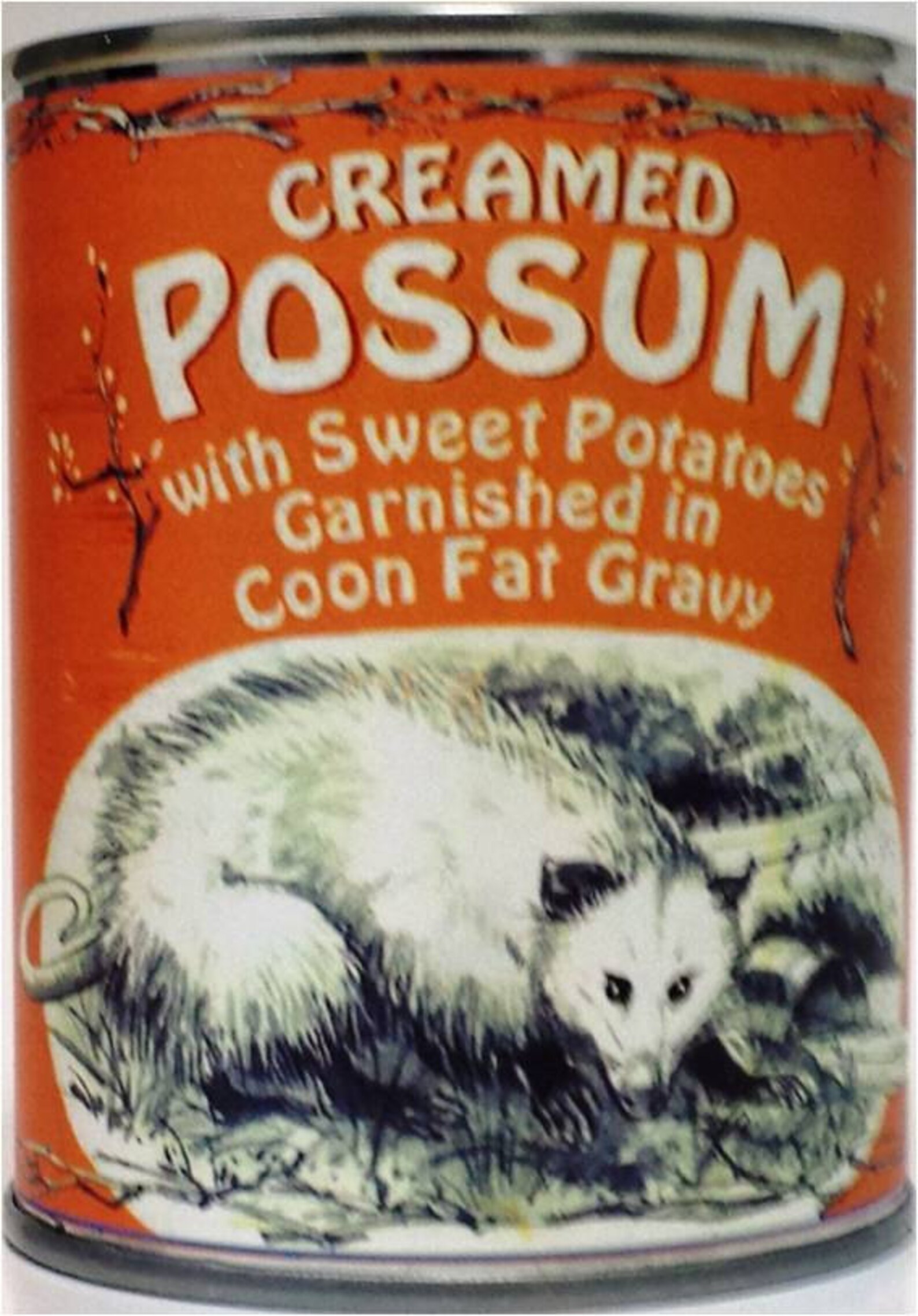 Creamed Possum Garnished with Sweet 'Taters and Coon Fat Etsy