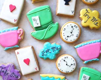 Alice in Wonderland Cookies