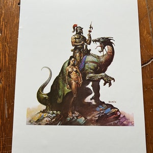Boris Vallejo Mounted Print - The Nomads of Gor - 1976