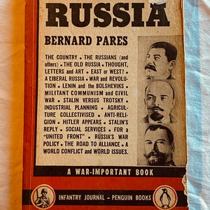 Russia - Pulp Paperback - Bernard Pares - 1944