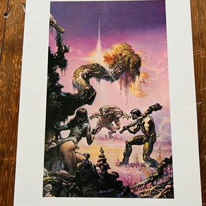 Boris Vallejo Mounted Print - Through the Reality Warp - 1976