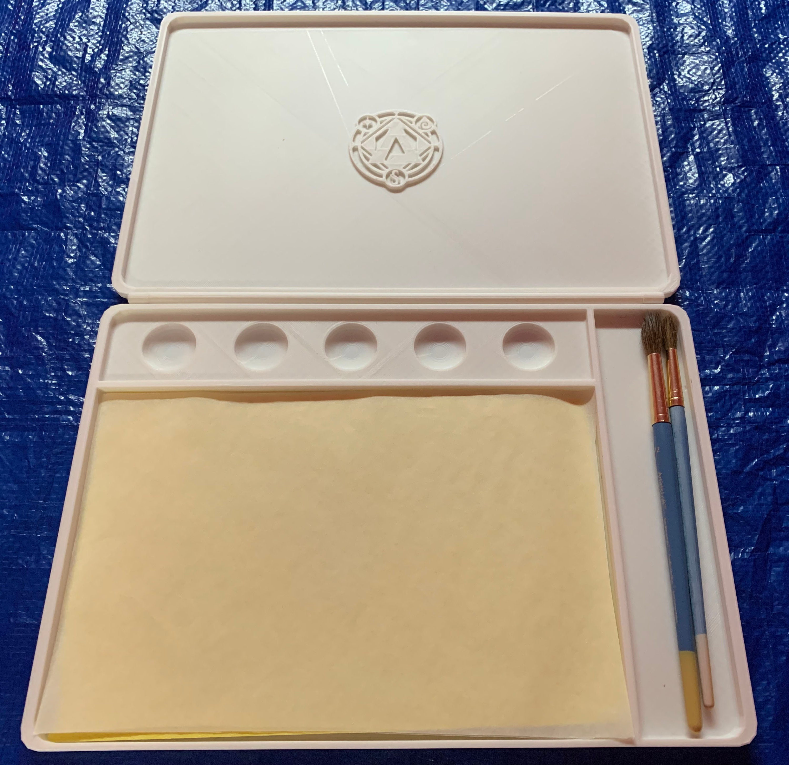 3D Printed XL Wet Palette (includes 2 Wet Palette Sheets and 1 ...